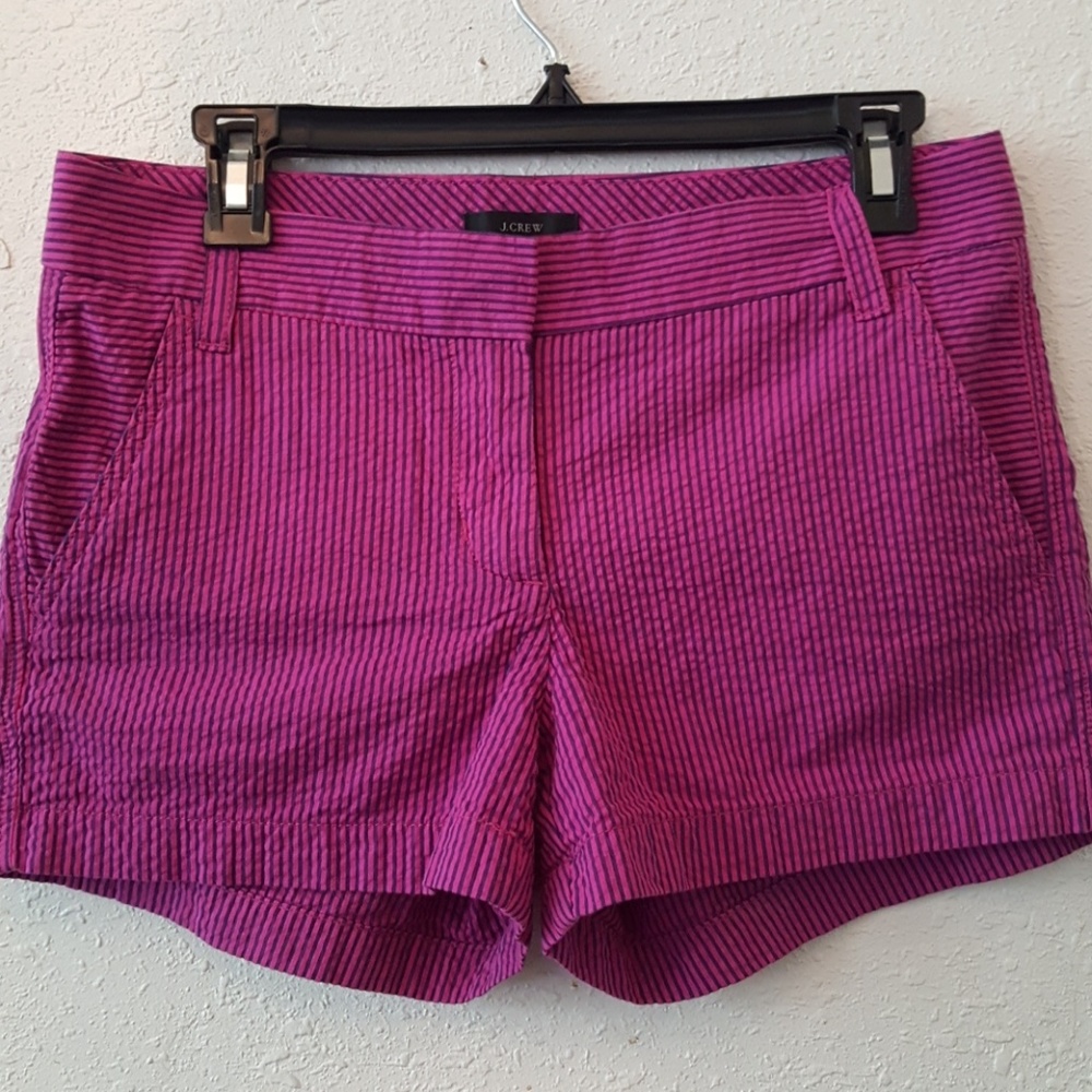 J. Crew purple low raise short